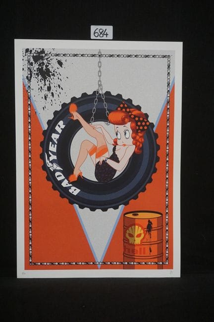 PHILIPPE GRIMAUD - "Betty's Truch" - print on pape