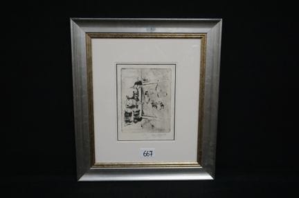 MARC CHAGALL (1887–1985) (after) – "L'espion" – li