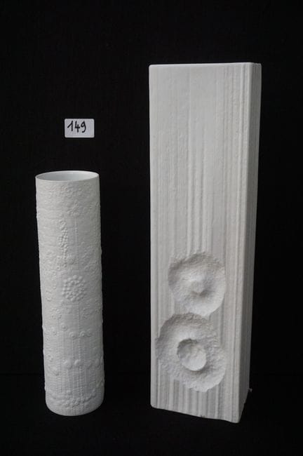 ROSENTHAL - 2 vintage porcelain vases - designed b
