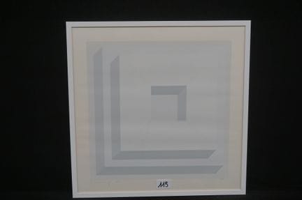 GILBERT SWIMBERGHE (1927–2015) - "untitled" - silk