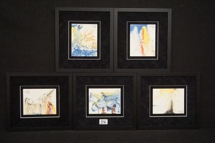 SALVADOR DALI (1904–1989)(after) - 5 chromolithogr