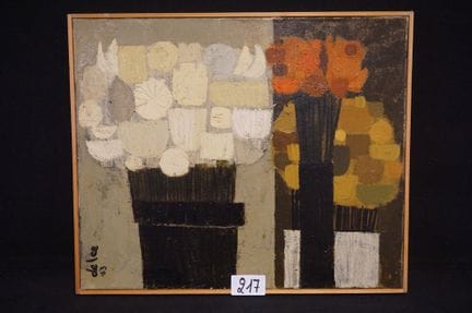 JAN DE LEE (1932–2000) - "Composition with Two Vas