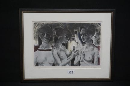 PAUL DELVAUX (1897–1994) — "Les Gothiques" — color