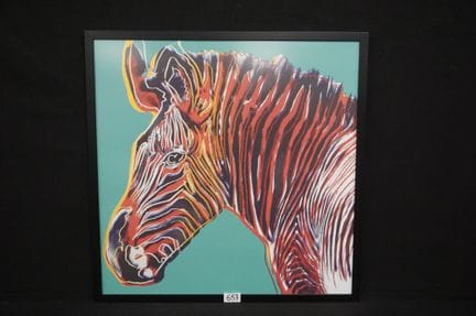 ANDY WARHOL (1928–1987) (after) — "zebra" — large 