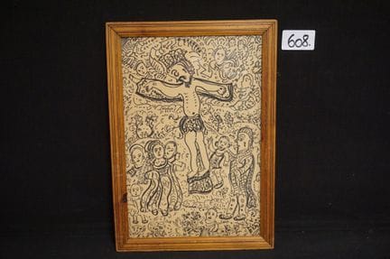 ERNEST VAN DEN DRIESSCHE (1894 - 1985) - disegno a
