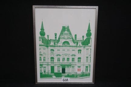 PIETER CELIE (1942–2015) – "White Palace" – silksc