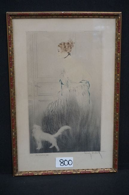 LOUIS ICART (1888–1950) — "On n'entre pas" — water