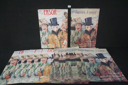 JAMES ENSOR (1860–1949) — 35 posters (2 types) — m