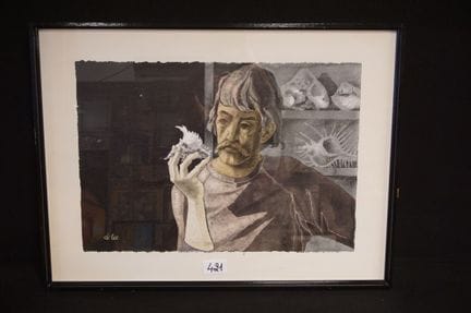 JAN DE LEE (1932–2000) — "The Shell Collector" — w
