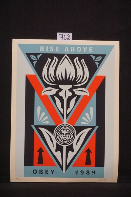 SHEPARD FAIREY (1970 -  ) - "Rise alove - Obey 198