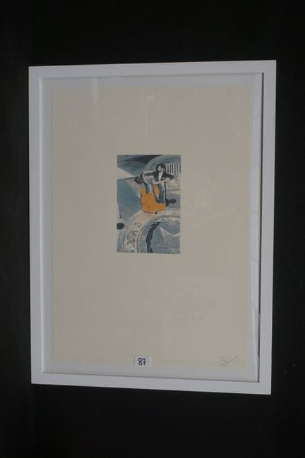 卢克·图伊曼斯（1958 -  ） - 《交谊舞》——大尺寸丝网版画——铅笔签名——编号 26/10