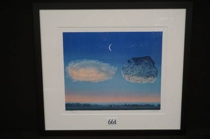 RENE MAGRITTE (1898–1967) - "La Bataille de l'Argo