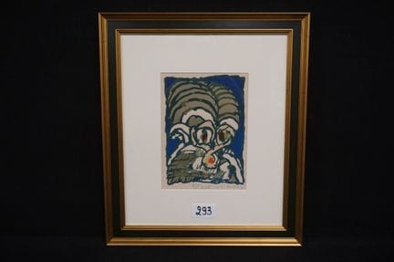 PIERRE ALECHINSKY (1927 -  ) - "Untitled" - lithog