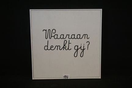 JOSEPH WILLAERT (1936–2014) - "What Are You Thinki