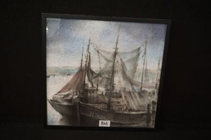 RENAAT BOSSCHAERT（1938 - 2007）- "Nieuwpoort - Fish