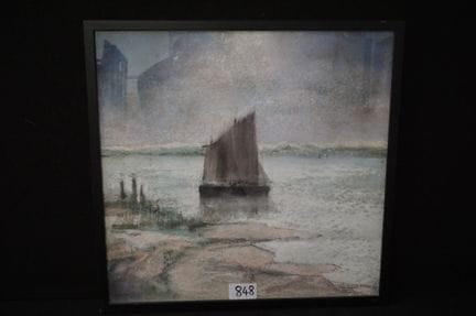 RENAAT BOSSCHAERT (1938 - 2007) - "Nieuwpoort - Ij