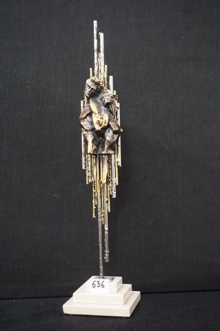 RICHARD RICHESE - "For Love" - bronze sculpture - 