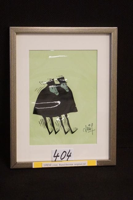 RAOUL SERVAIS (1928–2023) — original animation cel