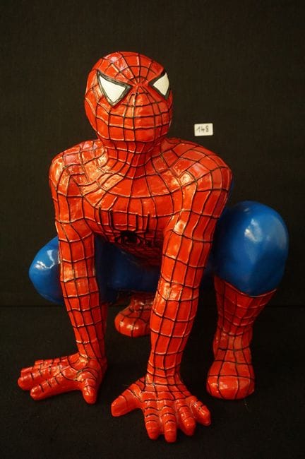 Large resin figurine - "SPIDERMAN" - vintage style