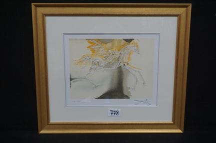 SALVADOR DALI (1904–1989) (after) - "Pégase" - lit