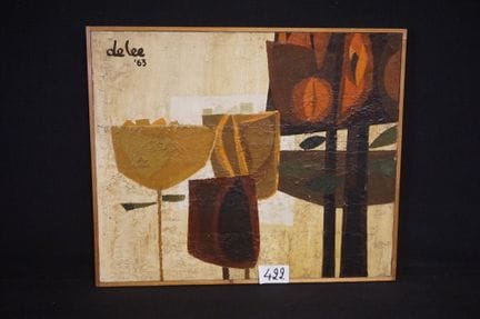JAN DE LEE (1932–2000) — "Still Life" — oil on can