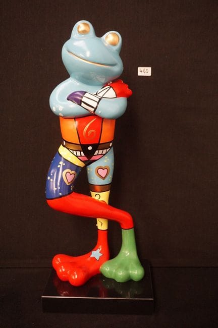 Beautiful pop art sculpture made of resin - "Color