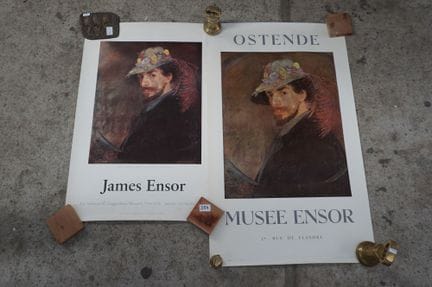JAMES ENSOR (1860–1949) — 2 posters — OSTEND and N
