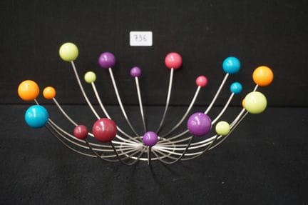vintage "SPUTNIK" fruit bowl - SPACE AGE - made of