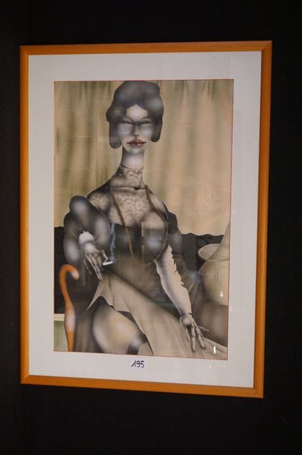 HERMAN BAERT (1942 -  ) - "Portrait of Madame Lebl