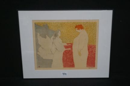 HENRI DE TOULOUSE-LAUTREC (1864–1901) (after) — "W