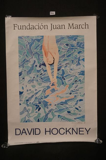DAVID HOCKNEY (1937 -  ) (after) - poster from 199