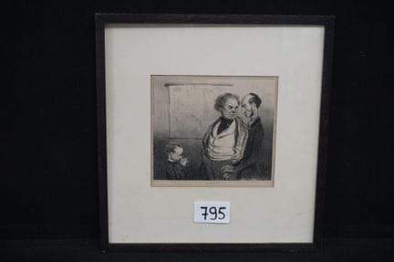 HONORE DAUMIER (1808–1879) (after) – engraving – m