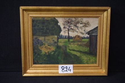 RICHARD HEINTZ (1871–1929) — "Farm in the Ardennes