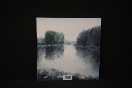 雷纳特-博斯查特（RENAAT BOSSCHAERT，1938 - 2007）--"河流风景"--油
