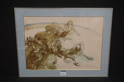 CLAUDE WEISBUCH (1927–2014) — "le cirque" — large 