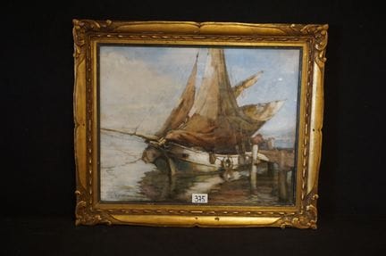 JACQUES MADYOL (1871–1950) - "Sicilian Barque" - w