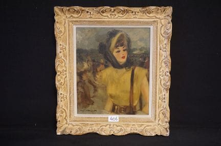 SUZANNE DEMAREST (1900 - 1985) - "young lady" - oi