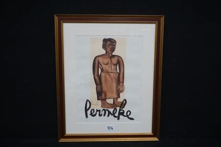 CONSTANT PERMEKE (1886–1952) — "Woman" — offset li