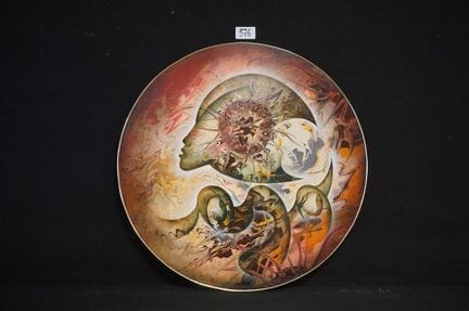 查尔斯·德尔波特（1928 - 2012）——《光影 III》——木板综合材料画——画作上签名——背