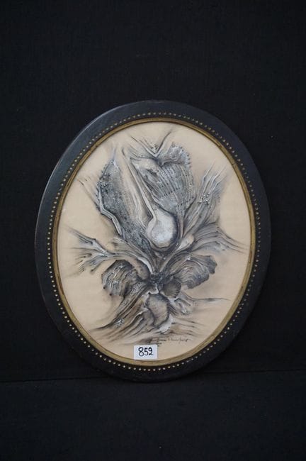 RENAAT BOSSCHAERT（1938 - 2007）--"花"--混合媒介--已签约--63