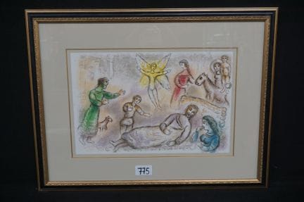 MARC CHAGALL (1887–1985) (after) — "La Paix Retrou