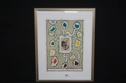 PIERRE ALECHINSKY (1927 -  ) - "lettre ouverte" - 