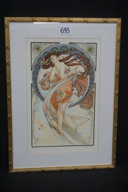 ALPHONSE MUCHA (1860–1939) (after) – "La Danse" – 