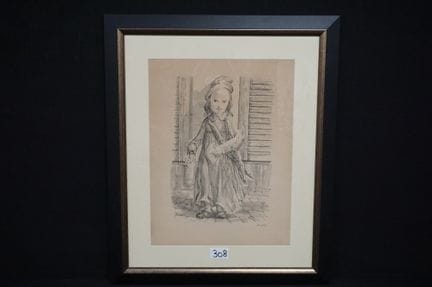 LEONARD TSUGUHARU FOUJITA (1886 - 1968) - "le mati