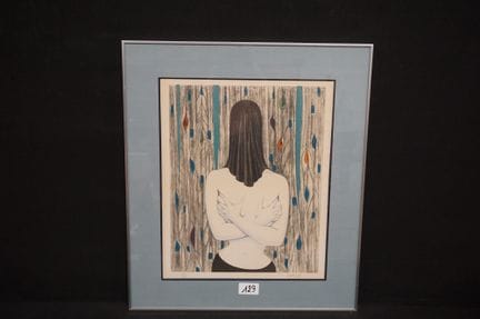 FELIX LABISSE (1905–1982) — "La pudique" — lithogr