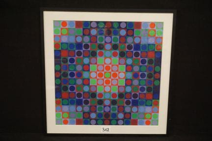 VICTOR VASARELY (1906–1997) — "Untitled" — large s
