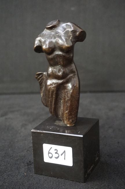 WILLY CEYSENS (1929–2007) — "Female Torso" — bronz