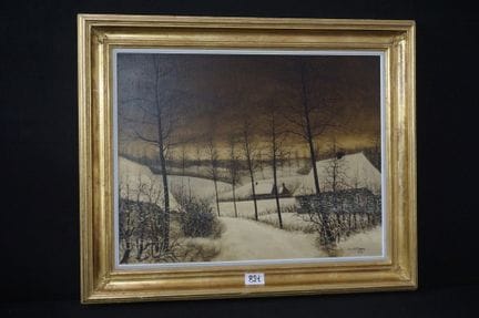 EMIEL DE COOMAN (1922–2021) — "Winter Landscape in
