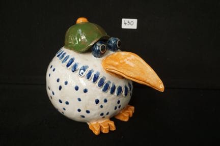 SONIA GOES - "Early Bird" - ceramic sculpture - mo