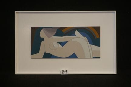 JAN DE LEE (1932–2000) — "Nude" — oil on panel — s